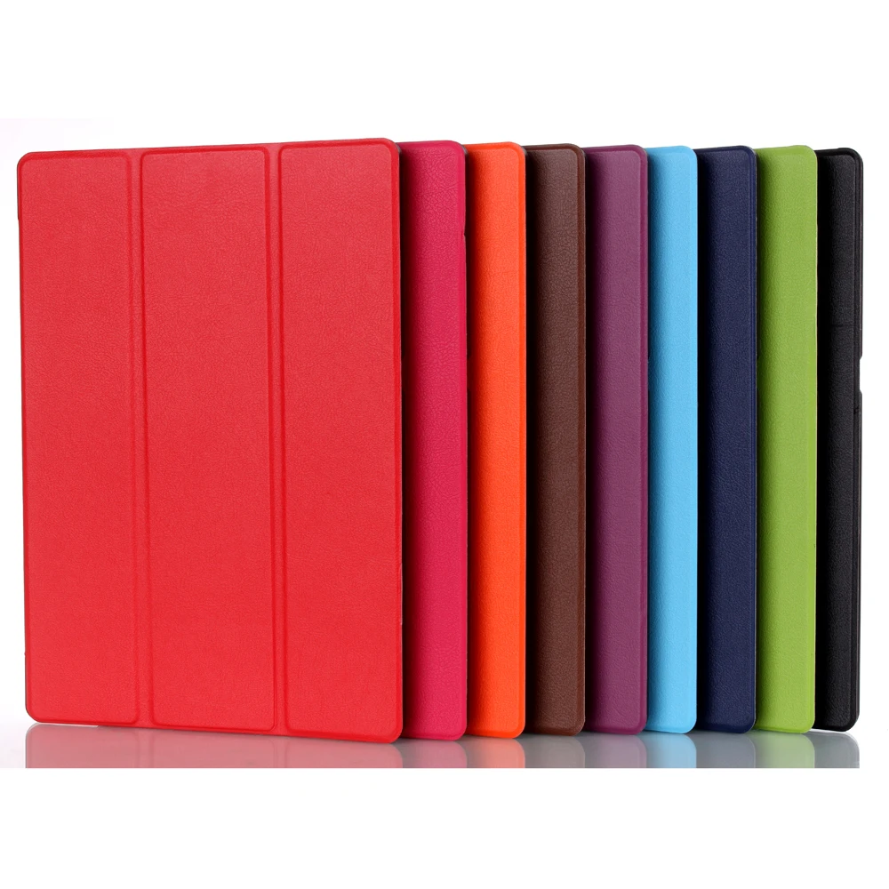

For Lenovo Tab 2 A10 70F Leather Case Cover For Tab2 A10-70 70 A10-70F A10-70L Tablet 10.1'' Screen Protector + Pen