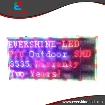 

2017 New P10 full color outdoor advertising painel de led publicidade screen size 960x640mm 38" x 25.2"