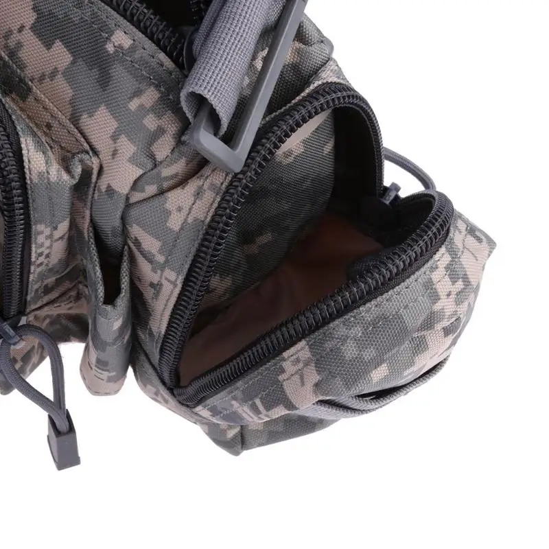 6L Tactical Bag Men Camouflage Bag Nylon Outdoor Waist Bag Camping Hiking Sports Shoulder Bag 5 Colors mochila military bolsa