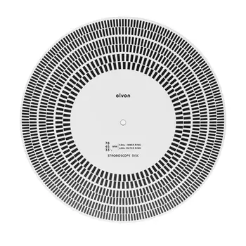 

LP Vinyl Record Turntable Phono Tachometer Calibration Strobe Disc Stroboscope Mat 33 45 78 RPM