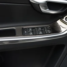 2009- для Volvo XC60 стайлинга автомобилей левым окна лифт переключатель Регулятор отделка Нержавеющая сталь 11 шт