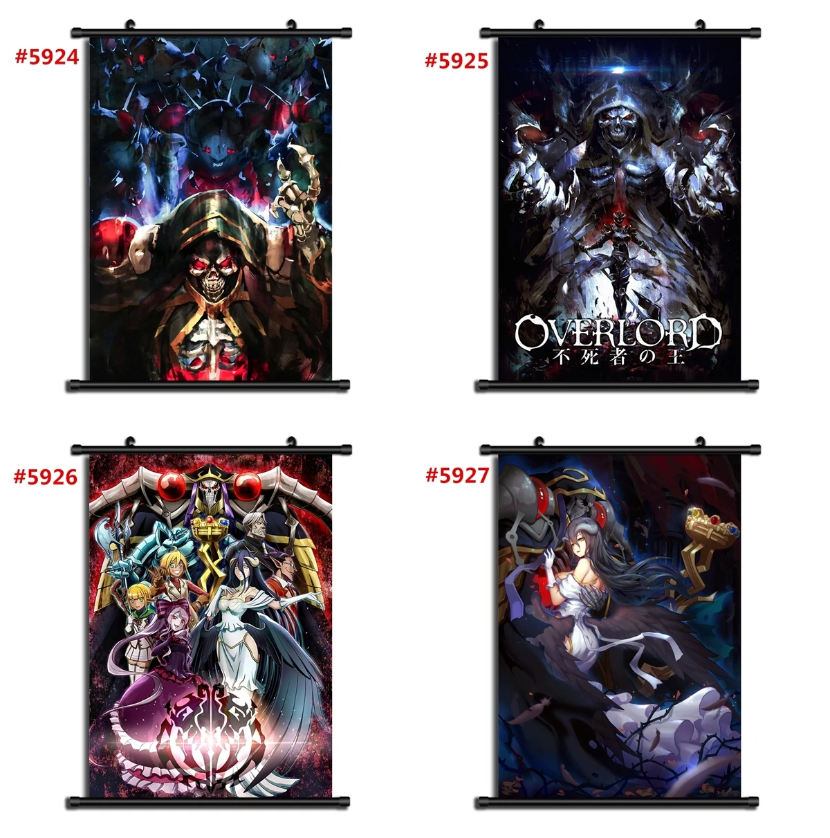 Ainz Ooal Gown Momonga Overlord Anime Skull Decal Sticker Waterproof