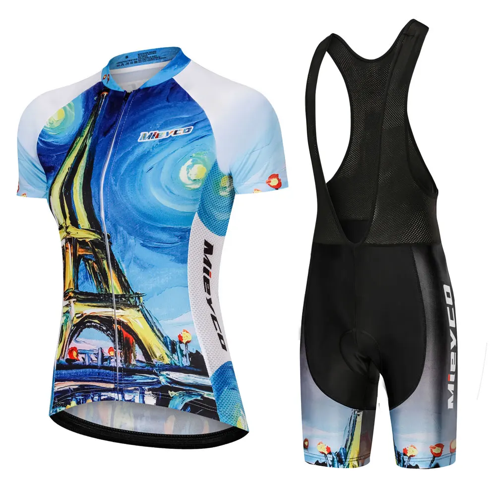 Женская велосипедная форма Mieyco для езды на велосипеде лето 2019|Велосипедные