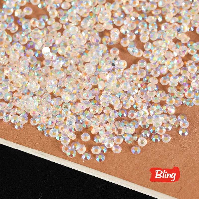 Стразы прозрачные без горячей фиксации 2 мм 2000 шт. B0795|crystal ab rhinestones|ab rhinestonescrystal |
