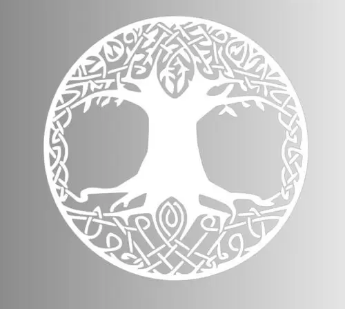 

Yggdrasil Tree of life viking Sticker car laptop decal no background norse