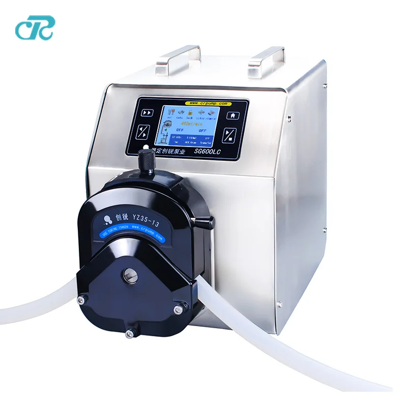 

High Accuracy Dispensing Metering Peristaltic Pump With Stainless Steel Housing Drive