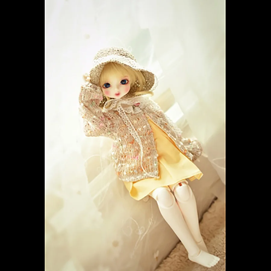 Cateleya BJD SD кукла одежда короткий кардиган платье свитер