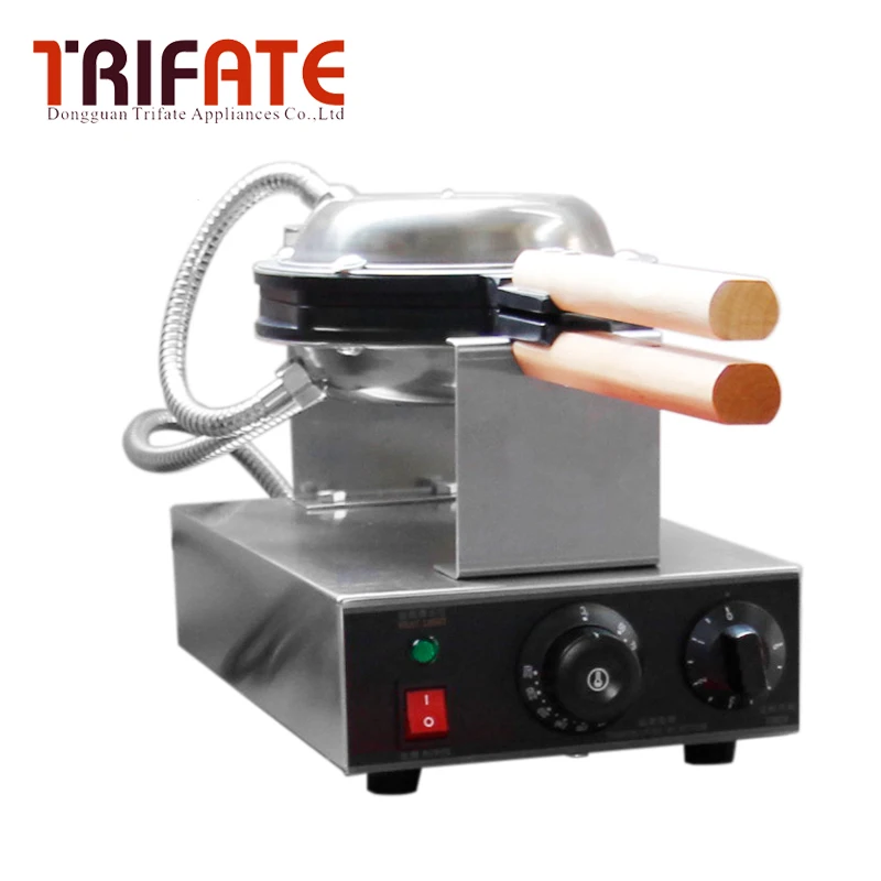 Electric Chinese eggettes waffle maker puff iron Hong Kong bubble eggs machine cake oven
