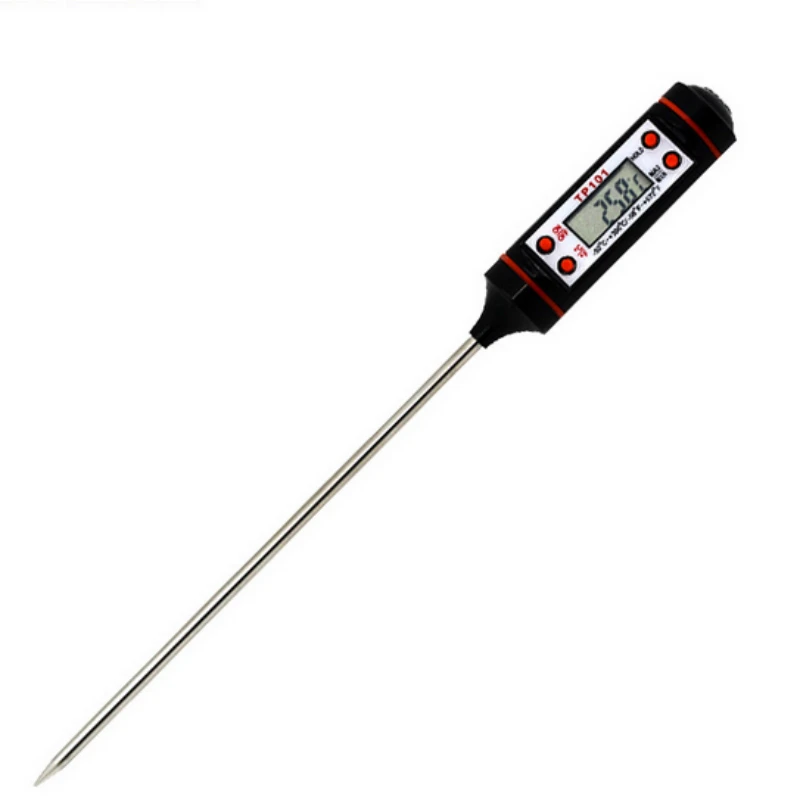 

Thermometer For Kitchen Cooking BBQ Digital Probe Meat Stainless Steel Foldable Turkey Meat Milk Temperatur Food Thermometer