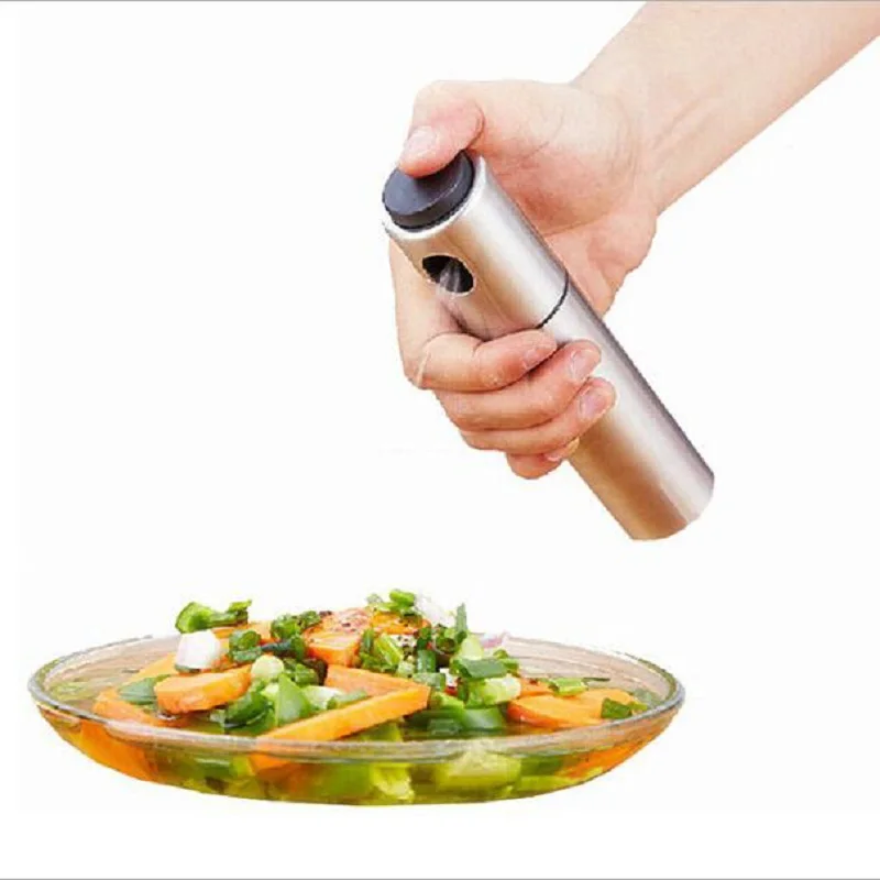 1PC Stainless Steel Olive Pump Spray Bottle Oil Sprayer Oiler Pot BBQ Barbecue Cooking Tool Can Pot Cookware kitchen Tool 1PC Stainless Steel Olive Pump Spray Bottle Oil Sprayer Oiler Pot BBQ Barbecue Cooking Tool Can Pot Cookware kitchen Tool