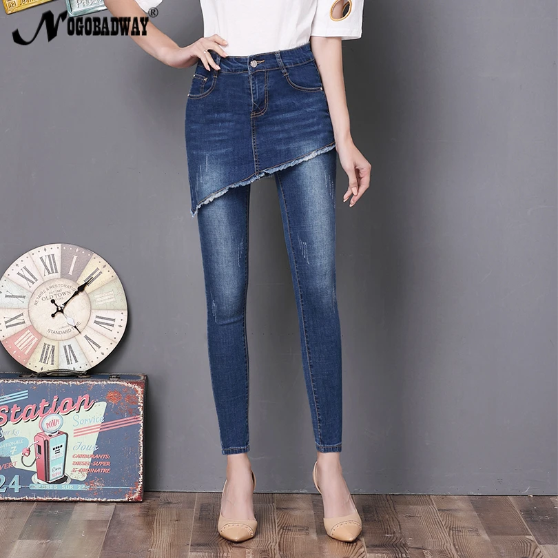 ladies high waisted stretch jeans