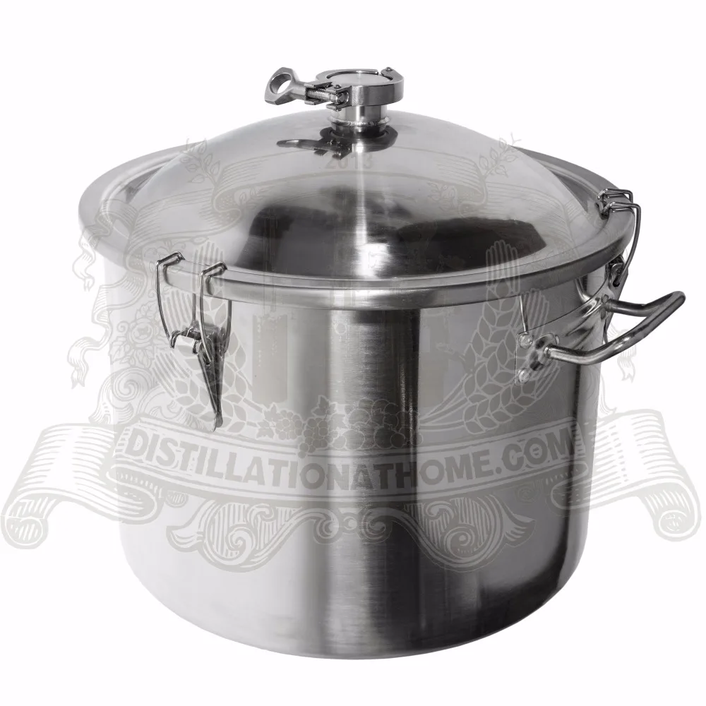 

Boiler, Distillery tank  25L(5,5 Gal) stainless steel 304. Three layer bottom for induction heater