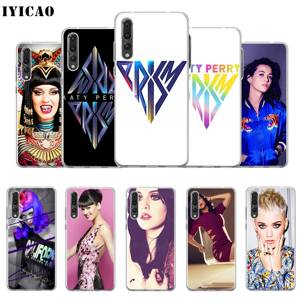 

IYICAO Singer Katy Perry Soft Silicone Phone Case for Huawei P30 P20 Pro P10 P9 P8 Lite P Smart TPU Cover