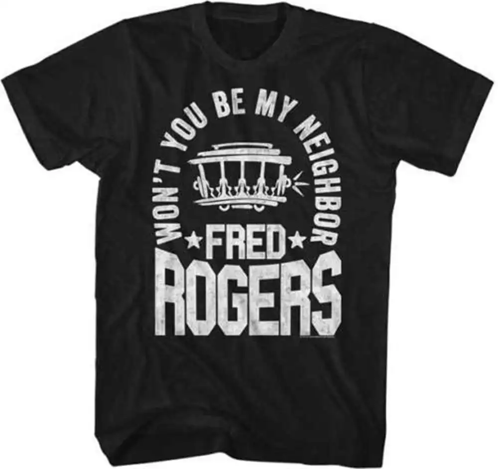 Футболка для взрослых Mr Rogers Neighborhood Won't You Be My neighborhow Fred | Мужская одежда