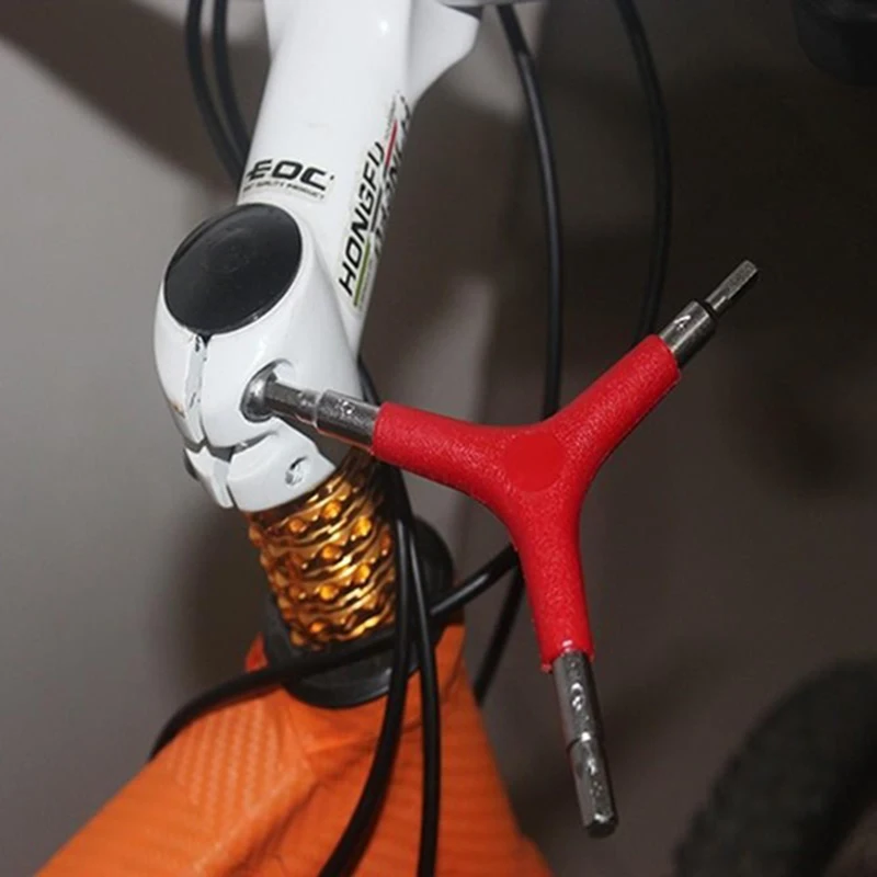 3 способа 4/5/6 мм шестигранный ключ, дюймовый стандарт Нержавеющая сталь Велоспорт шестигранный гаечный ключ инструменты для ремонта велосипеда