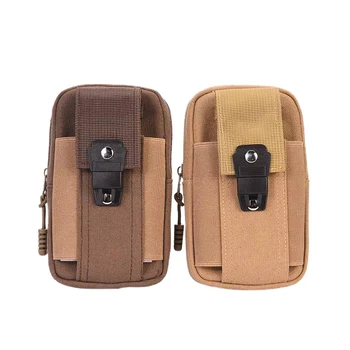 

Canvas Men's Waist Bag Non-slip Waterproof Running Phone Mini Bag Wear zipper Belt Waist Bag