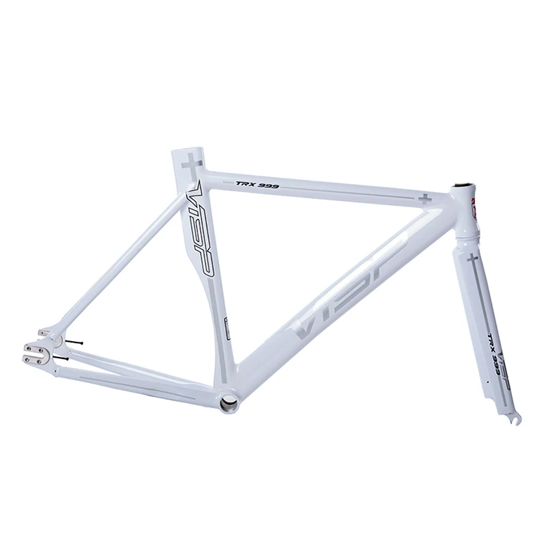 Односкоростного велосипеда рамка 700C* 48/51/54/58/51 см фиксированной Шестерни рама для велосипеда VISA TRX999 шоссейный велосипед рама из алюминиевого сплава