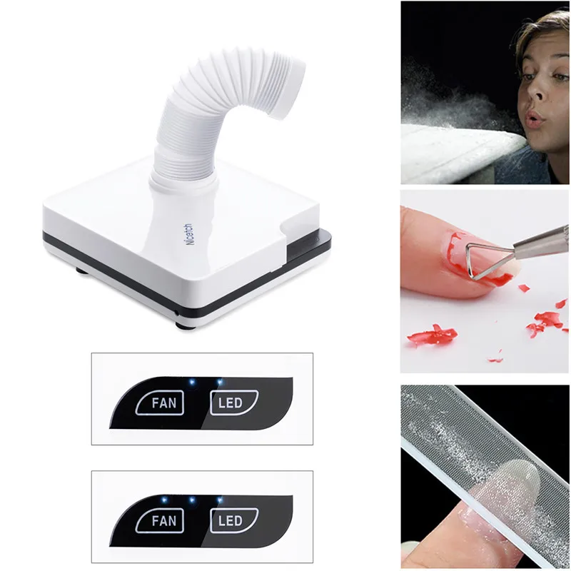 

Manicure Set Machine Nail Dust Collector UV Gel Nail Polish Cleaner Manicure Tools Vacuum Cleaner Kit For Nail Art Dust #291012
