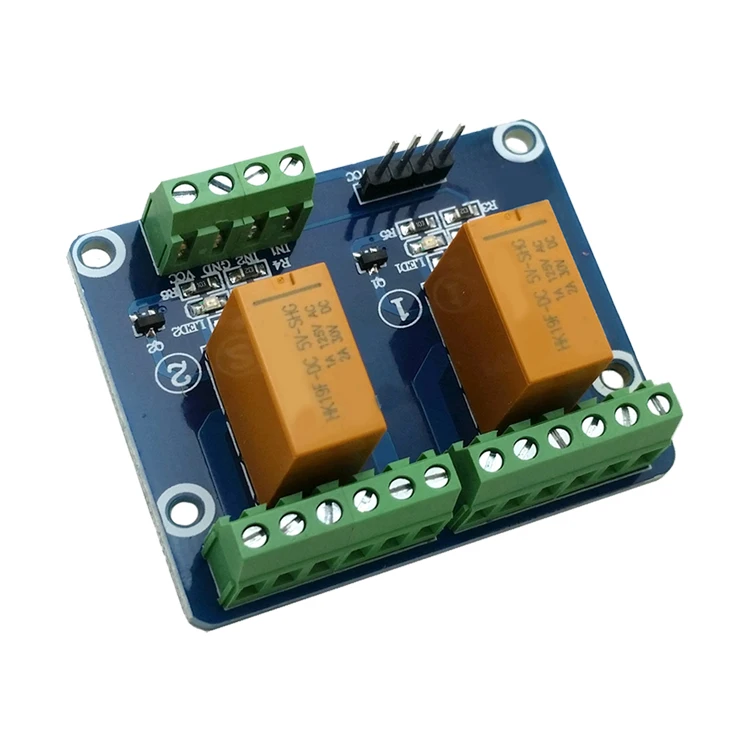 2 way dual signal relay module 12V low level trigger 1A current signal