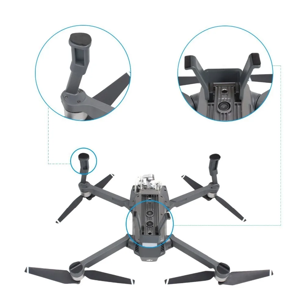 DJI-Mavic-Pro-Platinum-Landing-Gear-Height-Extender-Kit-Riser-Set-Stabilizers-with-Protection-Pad-and