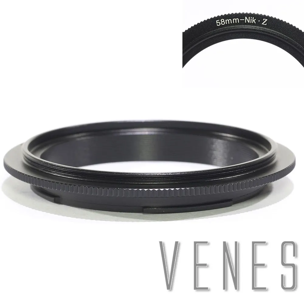 

Venes 58mm-Nik Z Lens Macro Reverse Adapter Ring Suit For Nikon Z Camera