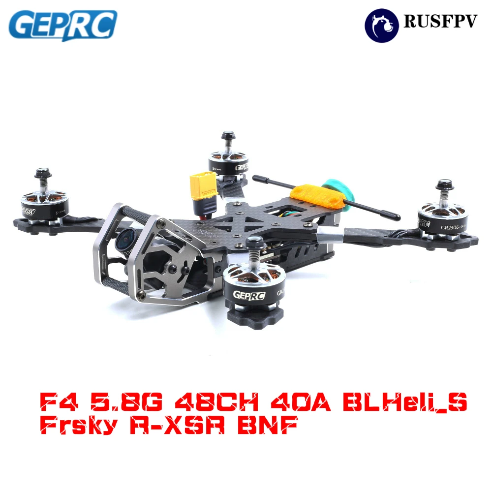 GEPRC GEP KHX5 элегантный 230 мм F4 5 8G 48CH 40A BLHeli_S Dshot600 RC FPV гоночный Дрон Frsky R XSR BNF