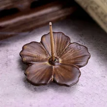 Home Decor 1pcs Classical Flowers Pattern Incense Burner Stick Incense Holder Portable Porcelain Censer Aromatherapy Furnace