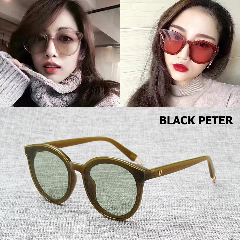 

JackJad New Fashion Trend Brand Design Tint Ocean Lens BLACK PETER Sunglasses Women Popular Hot Round Sun Glasses Oculos De Sol
