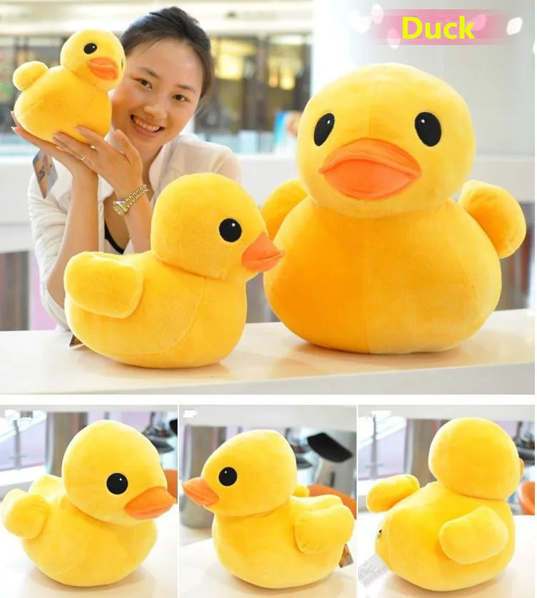 Plush stuffed toys, big yellow duck plush toys, stuffed duck doll for