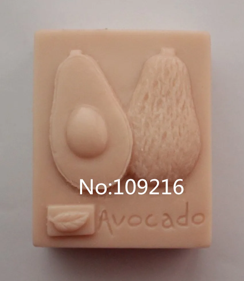 

wholesale!!!1pcs Avocado (ZX911) Handmade Soap Mold Crafts DIY Silicone Mould