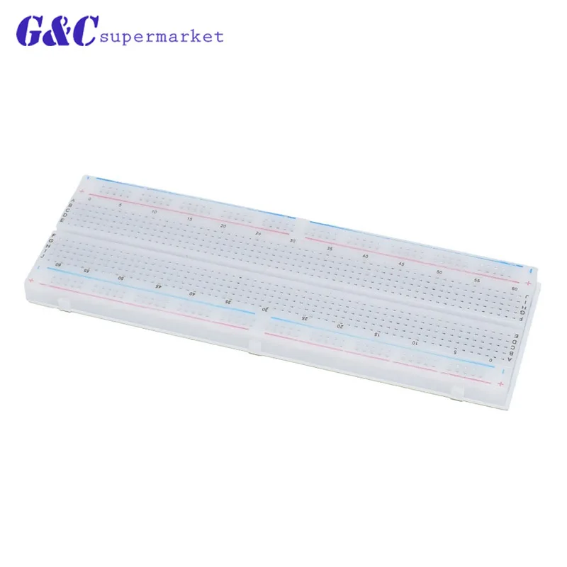 400/830 Tie Points Solderless PCB Breadboard Mini Universal Test Protoboard DIY Bread Board for Bus Test Circuit Board