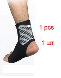 Neoprene Ankle Sleeve Compression Support for Pain Relief in Sports & Fitness (1 pcs black)