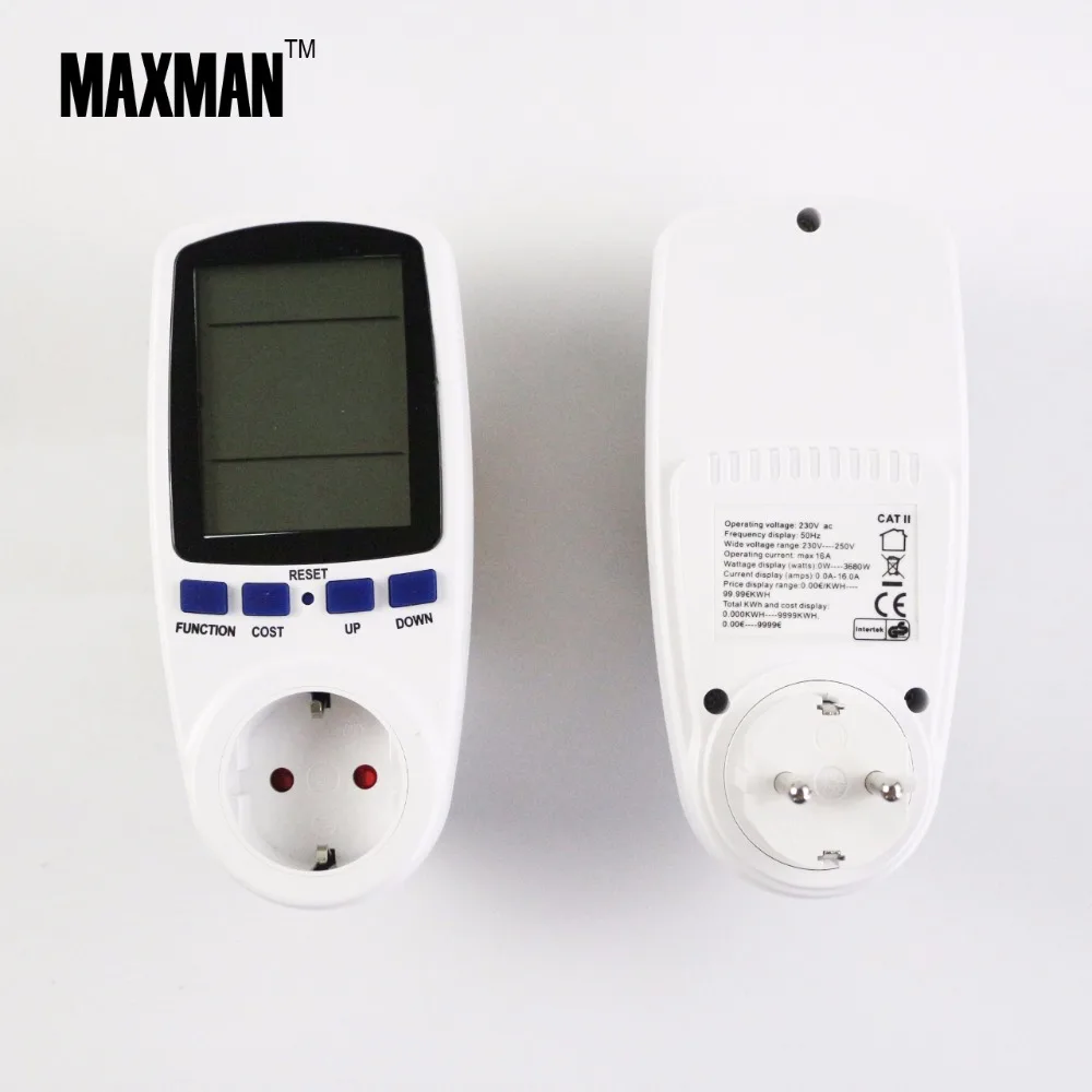 Europe EU Plug LCD Automatic Energy/Power Meter Measure