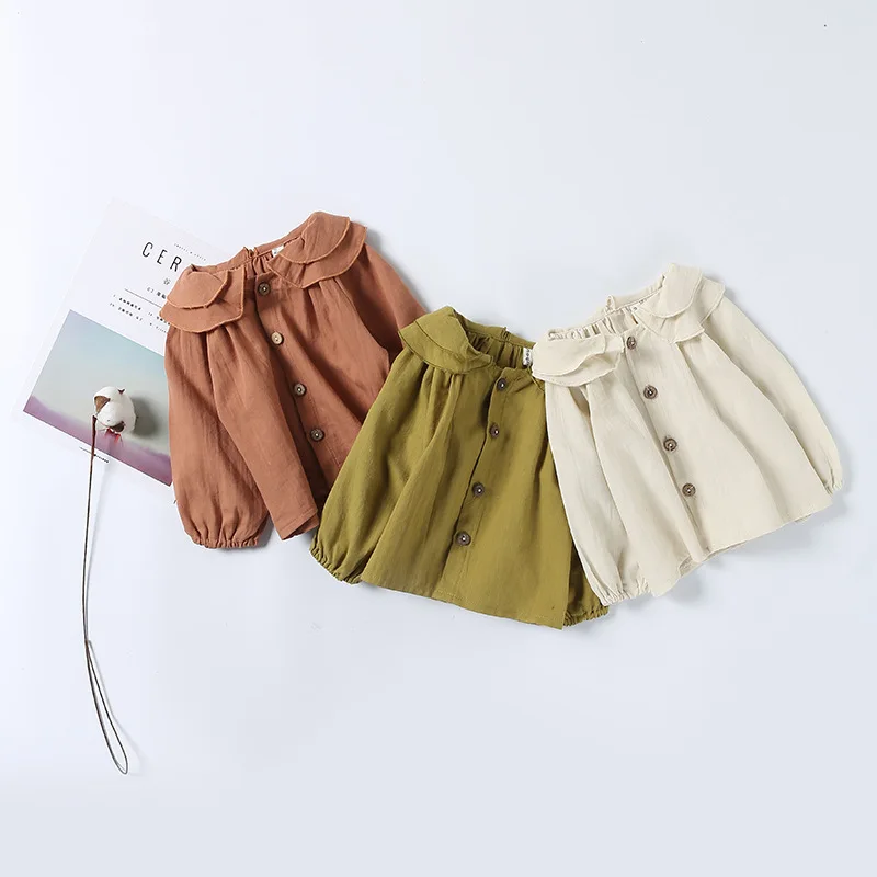 Baby Girl Blouse 2017 New Kids Children Long Sleeved Shirt 2 Layers Lapel Collar Cotton Baby Girls School Blouses Girls Blouse Baby Girl Blouse 2017 New Kids Children Long Sleeved Shirt 2 Layers Lapel Collar Cotton Baby Girls School Blouses Girls Blouse