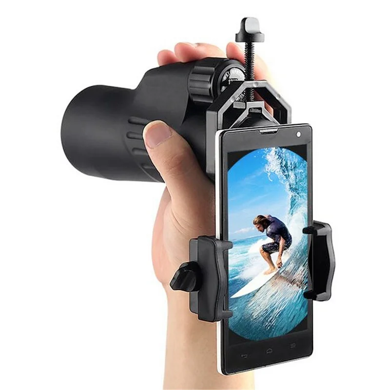 MaiFeng العالمي تلسكوب هاتف محمول محول مناظير حامل هاتف أحادي الإكتشاف نطاق منصب الكاميرا عالية الجودة