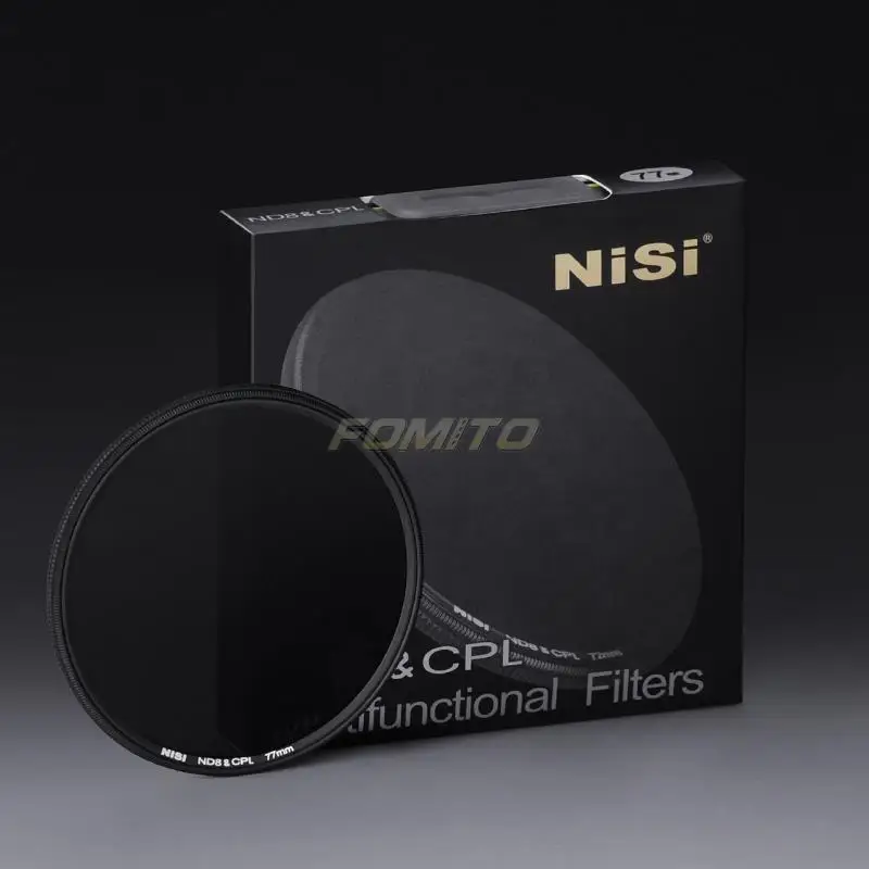 

Nisi ND8&CPL ND8 CPL 82mm ultra-thin multifunctional polarized nd filter two-in-one obscuration polarizer filter