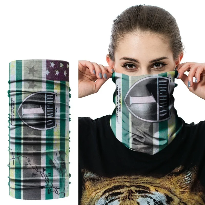 2017 Skull Flame Bandana Headband Sport Bicycle Bike Multi Functional