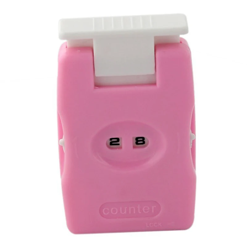 

Knitting Row Crocheting Counter Knitting Tool - Pink
