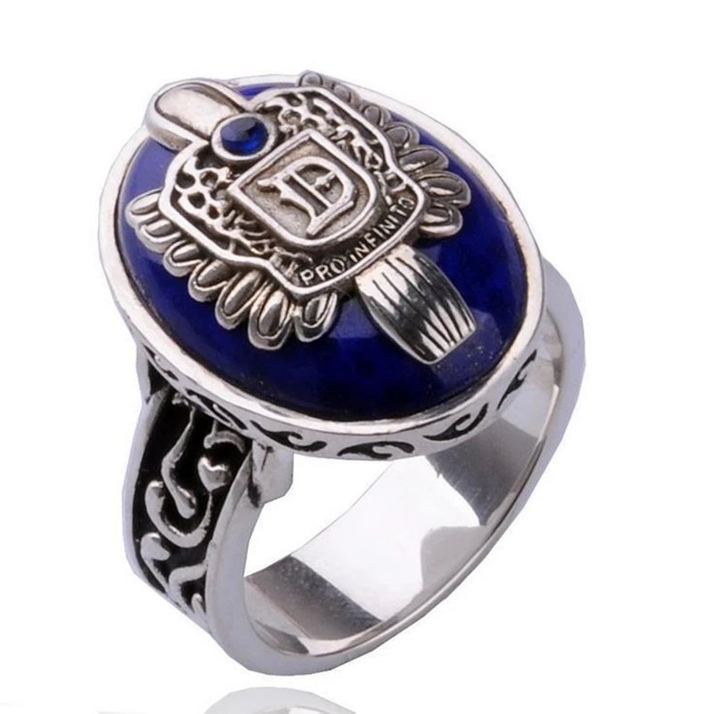 Anillo Vampiro Barroco De Bisutería – Piedras De Colores Y Talla Ajustable, Perfecto Para Carnaval Y Fiestas Temáticas