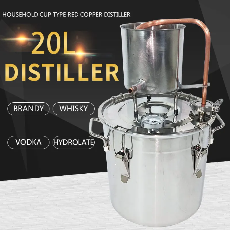 

20L Home Moonshine Alcohol Distillerused for Alcohol Making Home Wine DIY Distilling Equipment extraction hydrolate