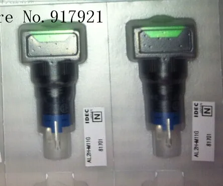

[ZOB] Rectangular AL2H-M11PG green button switch 12mm AL2H-M11PY Japan idec IP65 waterproof --5PCS/LOT