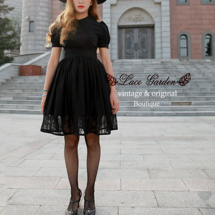 Ladies’ Trendy Fashion Dress High Waist Dress with Elastic Sleeves