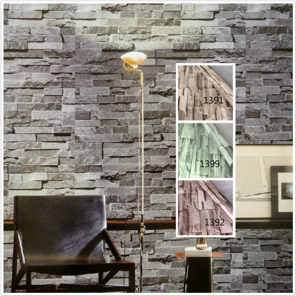 Online kopen wholesale 3d steen behang uit china 3d steen behang ...