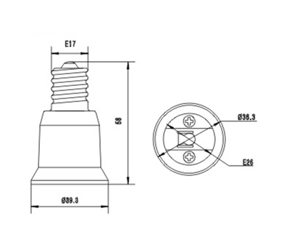 Z1025 E17-E26 E27 Adapter (2)