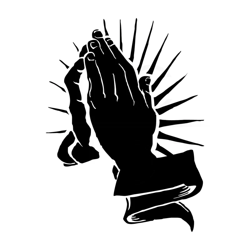 Jesus Hands Vinyl Car Sticker