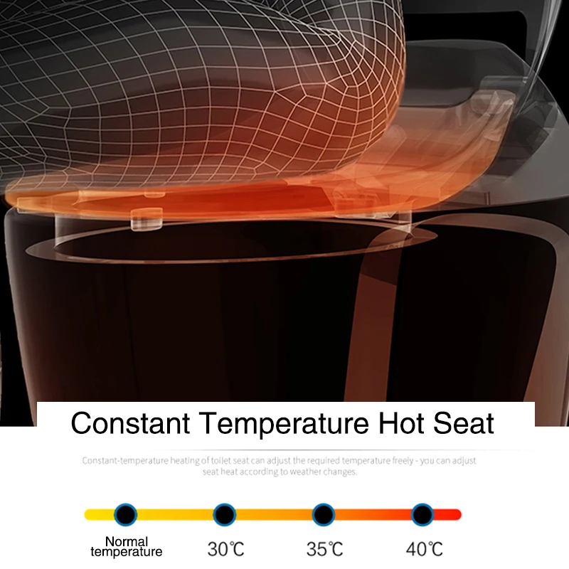 ЖК-дисплей с температурой "умное" сиденье для унитаза, смарт-крышка для унитаза, автоматический электрический пульт дистанционного управления, средство для очистки биде, K5