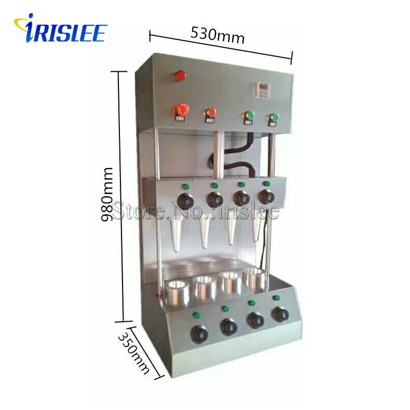 Автоматический аппарат для приготовления конусной пиццы из нержавеющей стали для продажи
