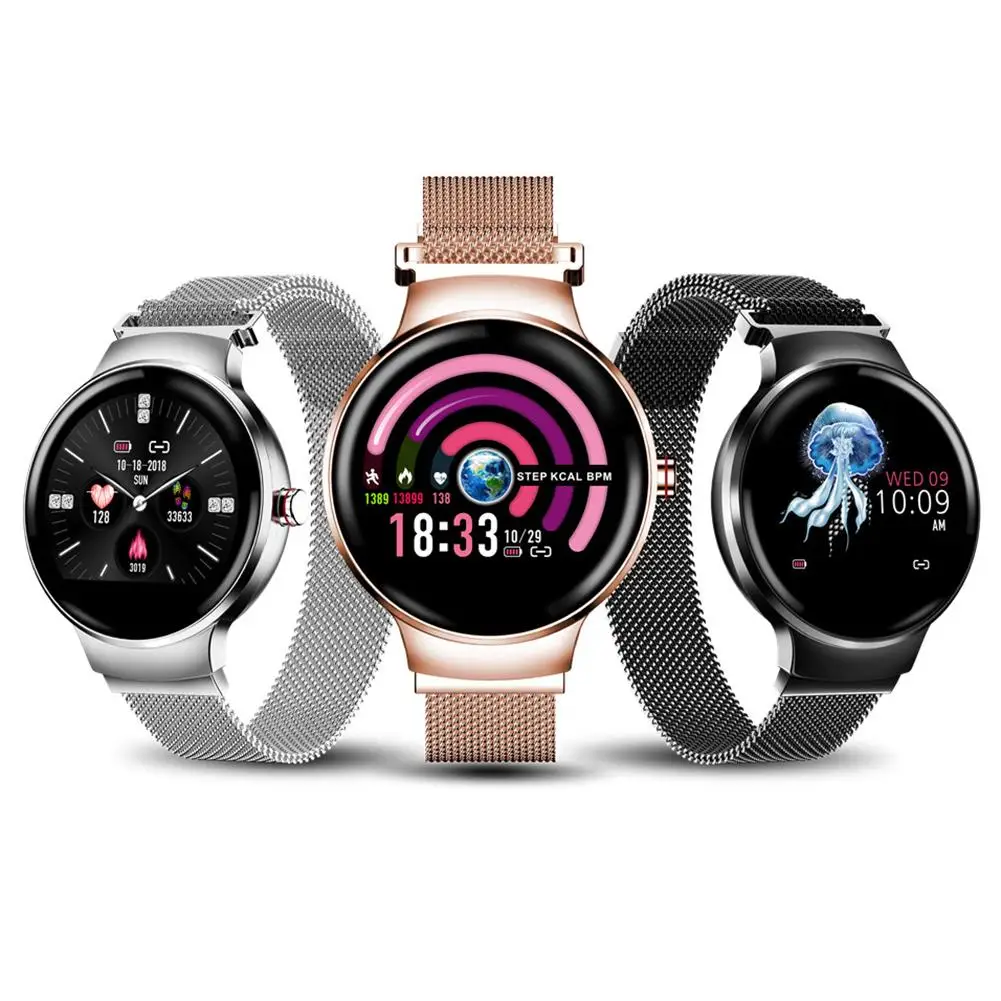 

H5 Smart Women Bracelet Bluetooth Fitness Tracker Color Touch Screen Waterproof Watch Heart Rate Activity Period Tracking