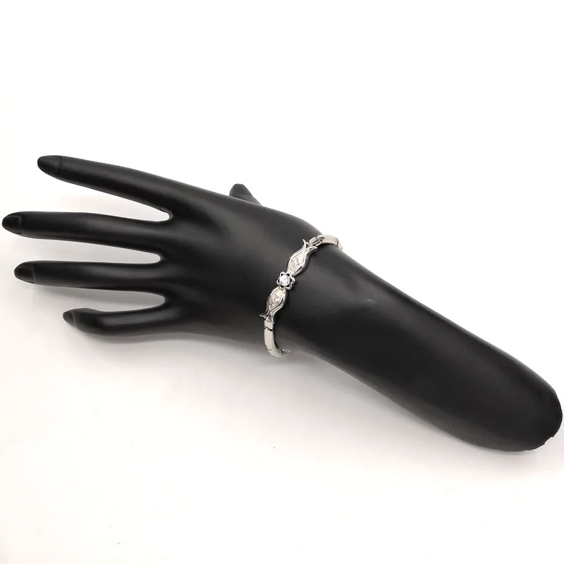 CZ Циркон розовое браслет модные ювелирные браслеты joyeria без изделия tarnish Иу