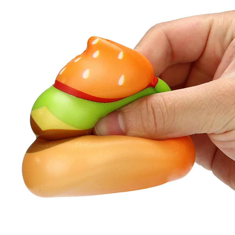 Kawaii Squishy Squeeze Kid Toys мягкая вкусная пищевая игрушка &quotкакашка&quot Slow Rising Cream